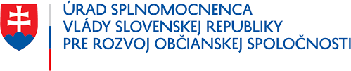 Logo Splnomocnenec vlády SR pre rozvoj občianskej spoločnosti